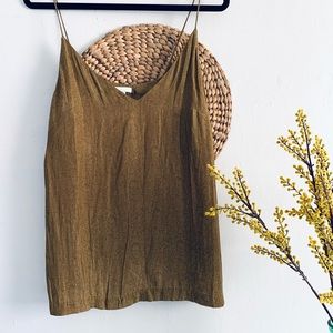 Thin spaghetti strap tank sublet print